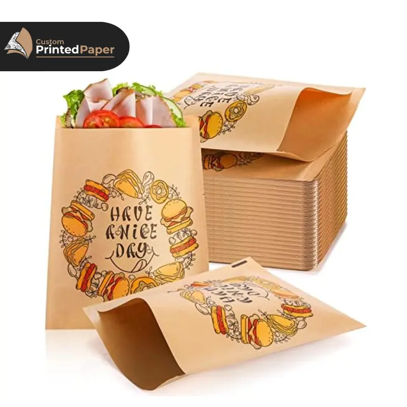 Custom printed sandwich bags hotsell