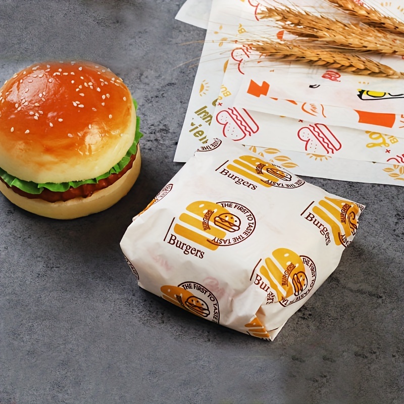 Custom Burger Wrapping Paper