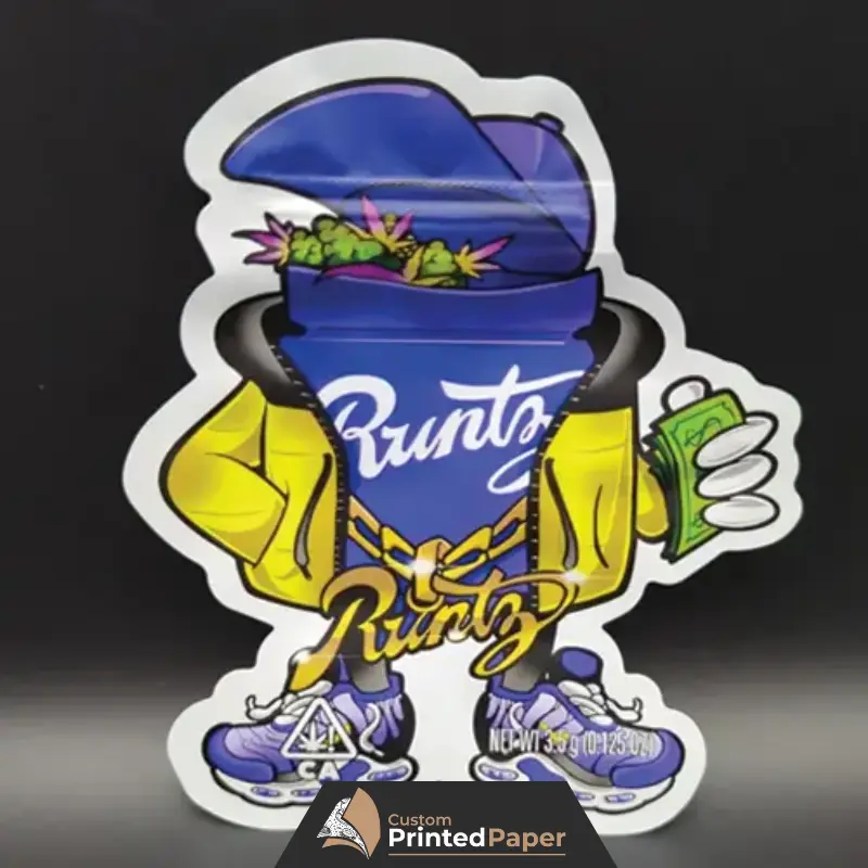Custom Die Cut Mylar Bags