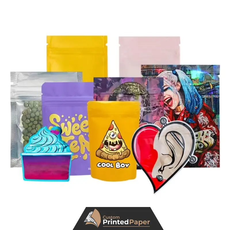 Custom Smell Proof Mylar Bags