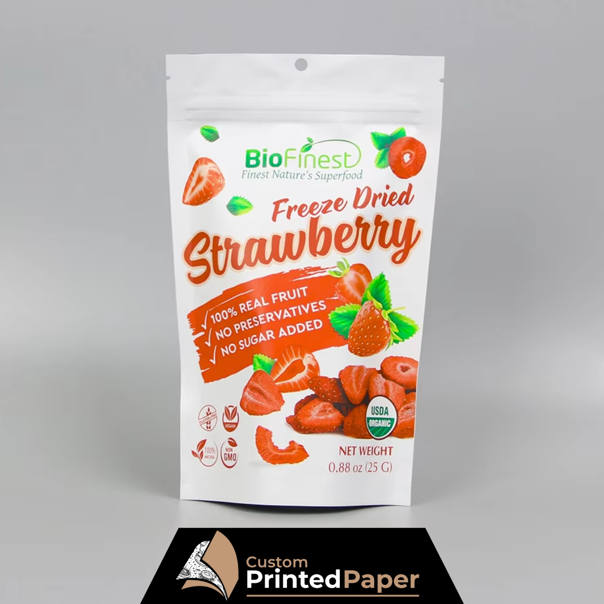 Custom Freezer Mylar Bags