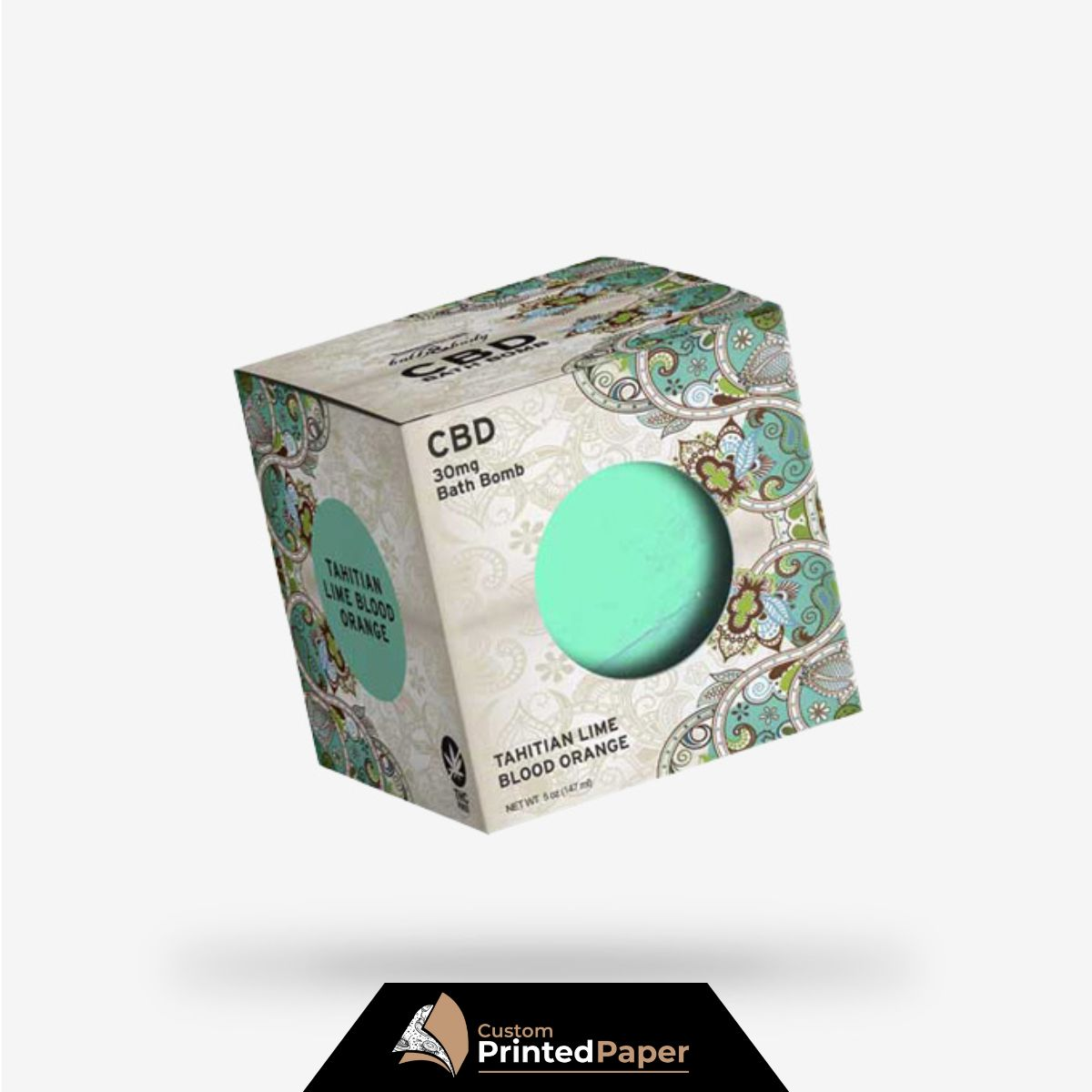 Custom Bath Bomb Boxes