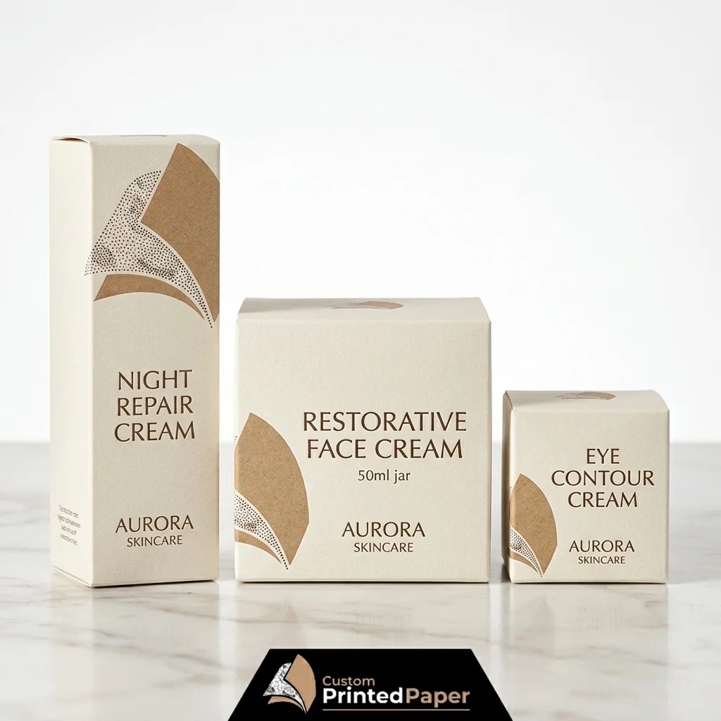 Custom Cream Boxes