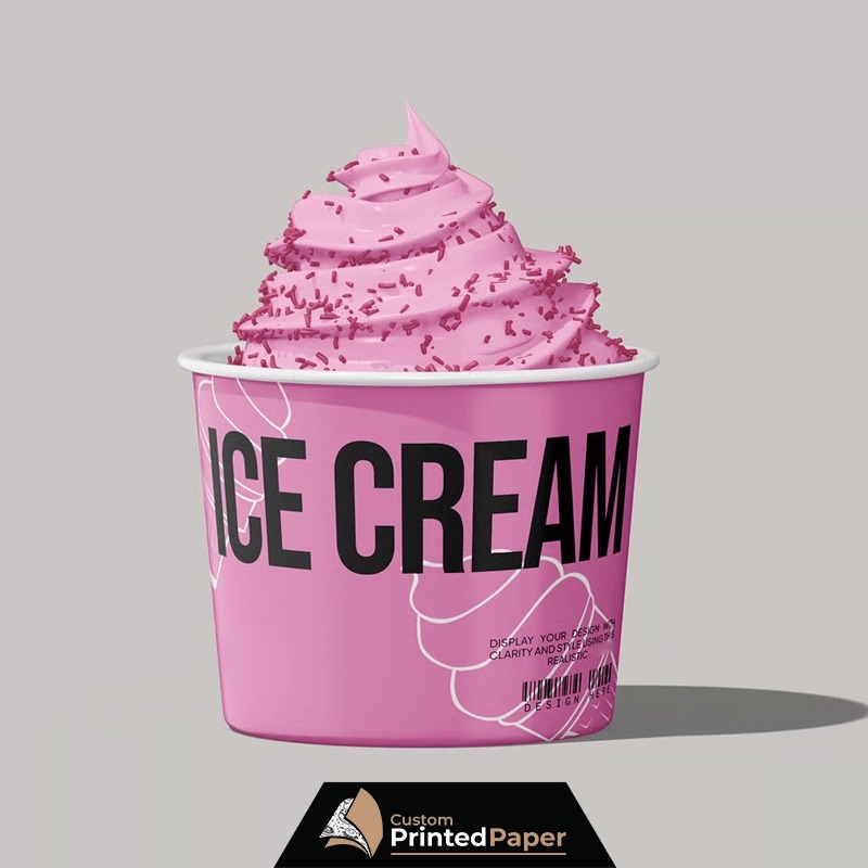 Custom Ice Cream Cups