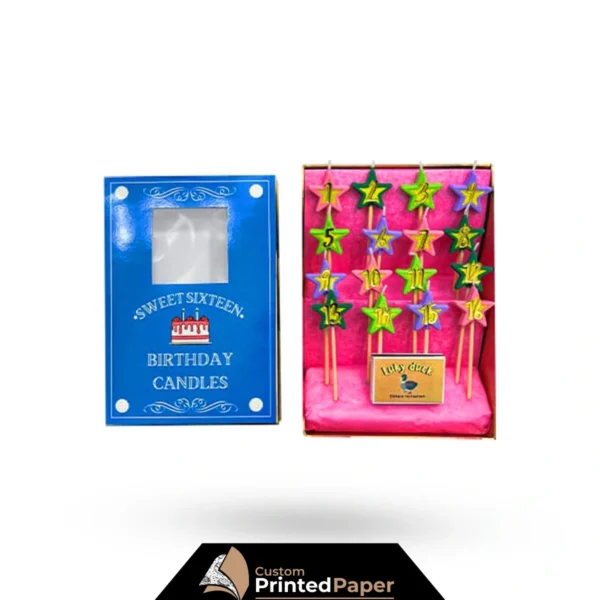 Custom 16 wishes candle boxes