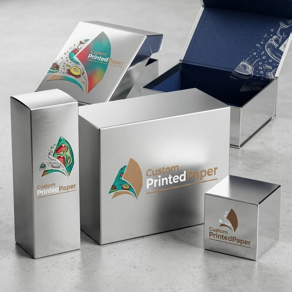 Custom Silver Foil Boxes