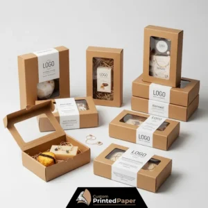 Custom Kraft Window Boxes