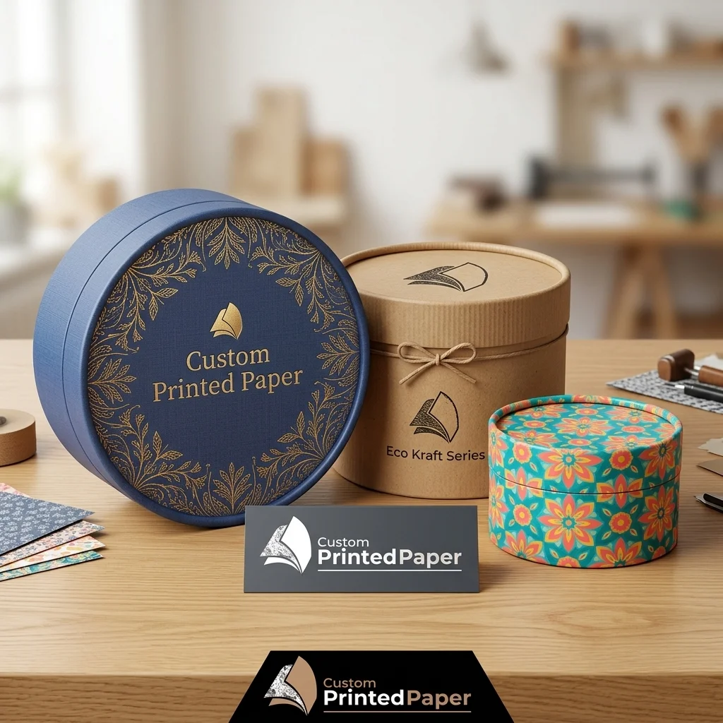 Custom Round Cardboard Boxes